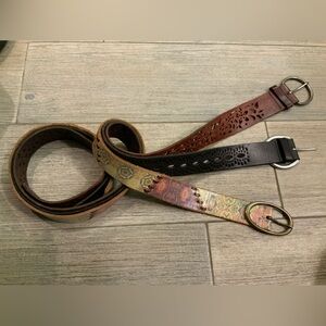 Leather belts